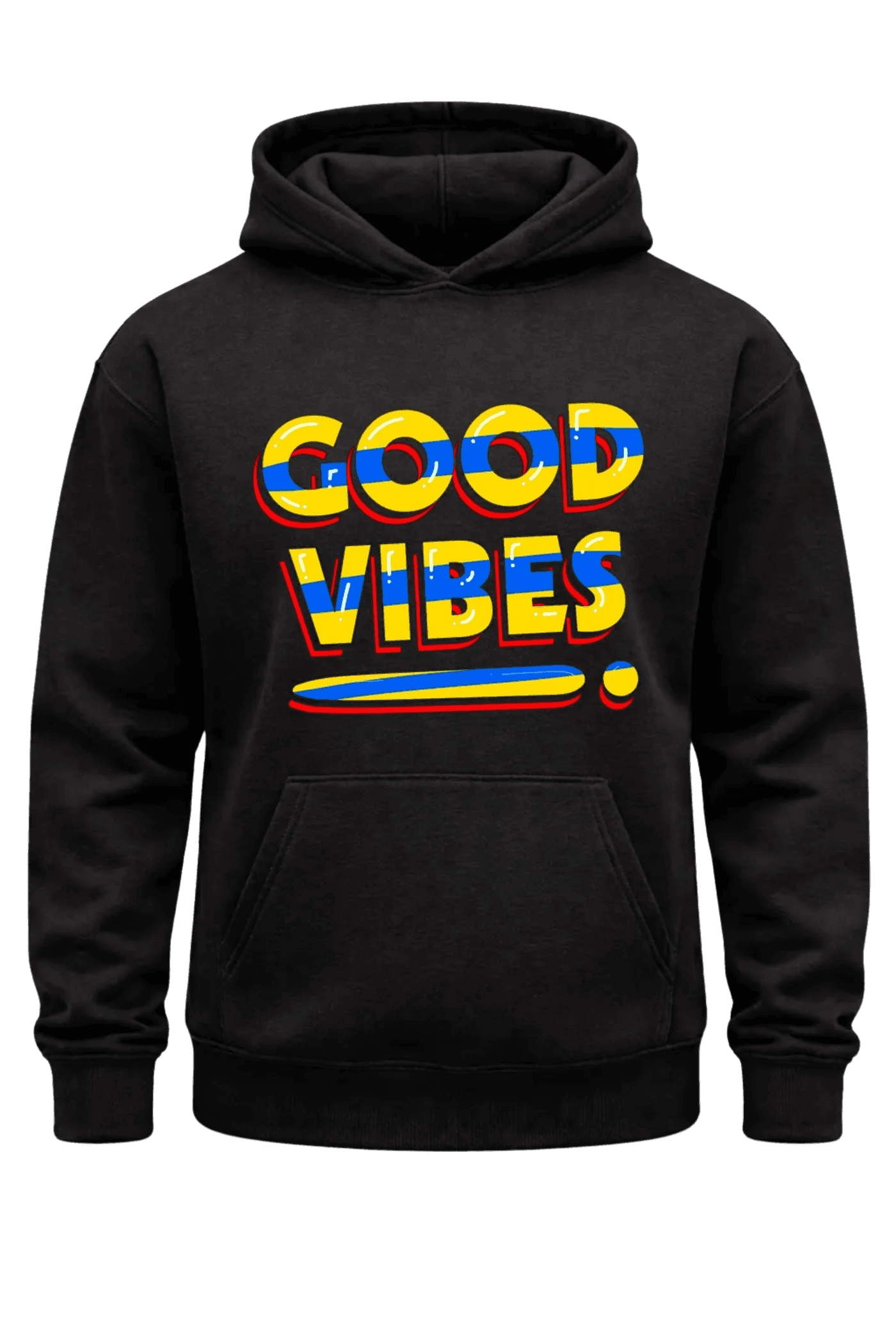 Good Vibes Black Hoodie
