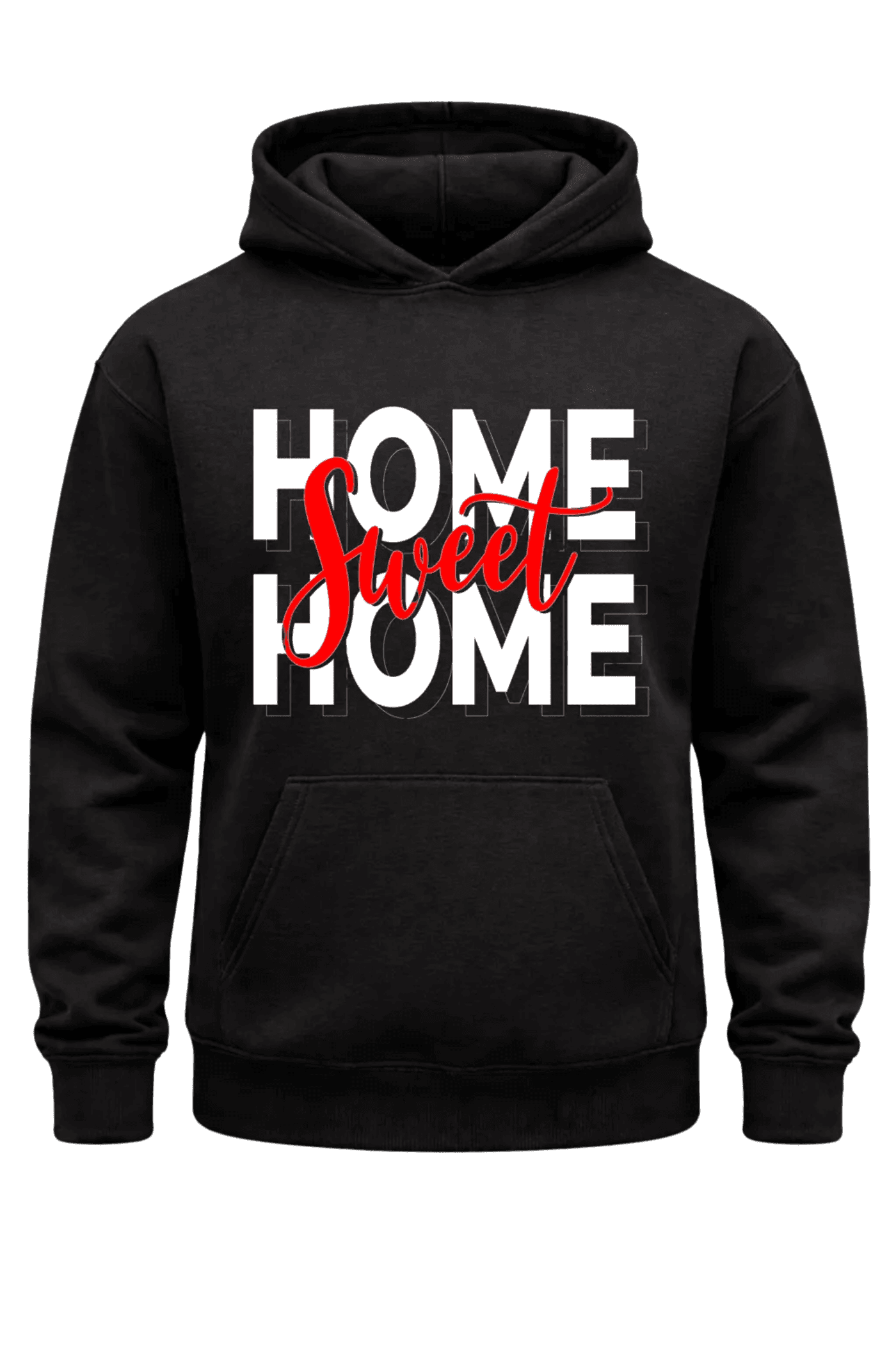 Home Sweet Home Black Hoodie