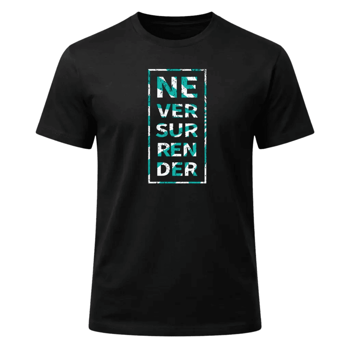 Never Surrender Black T-Shirt