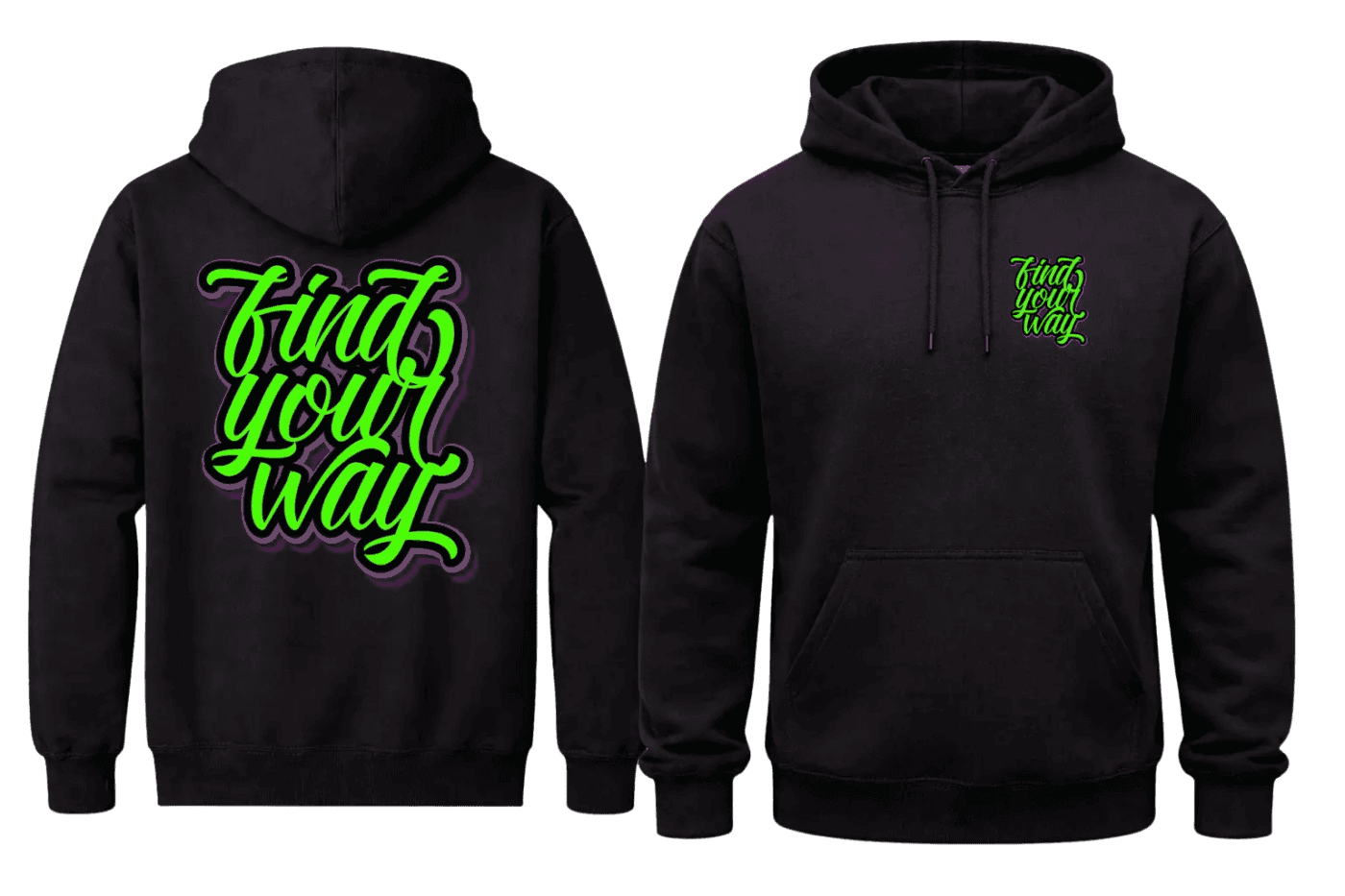 Find Your Way Hoodies