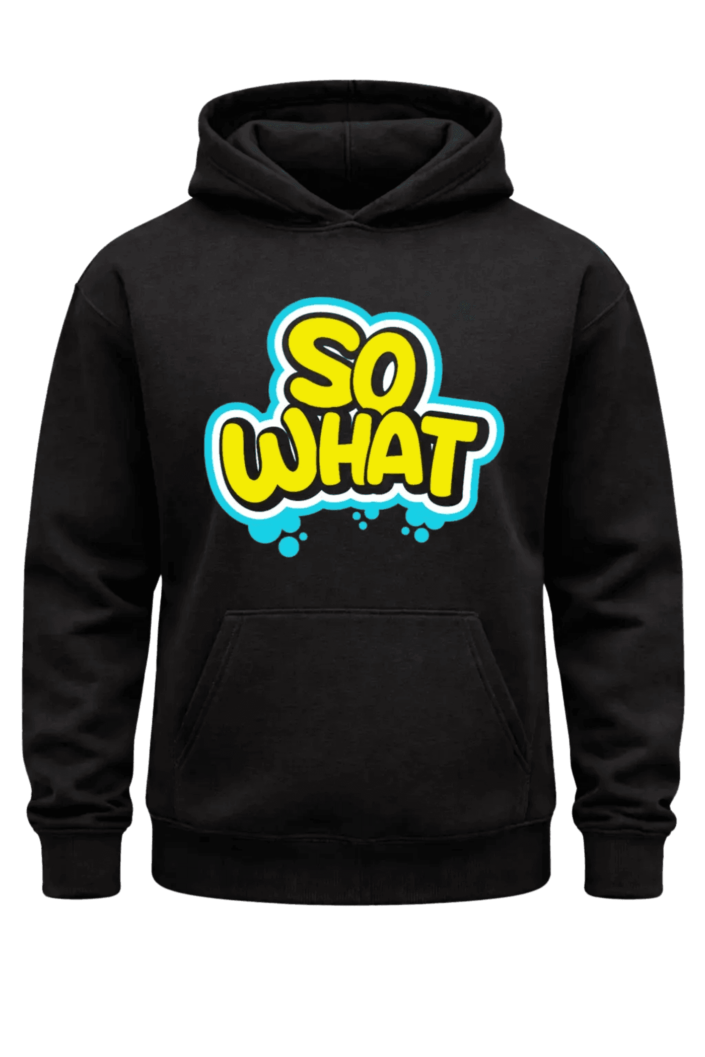 So What Black Hoodie