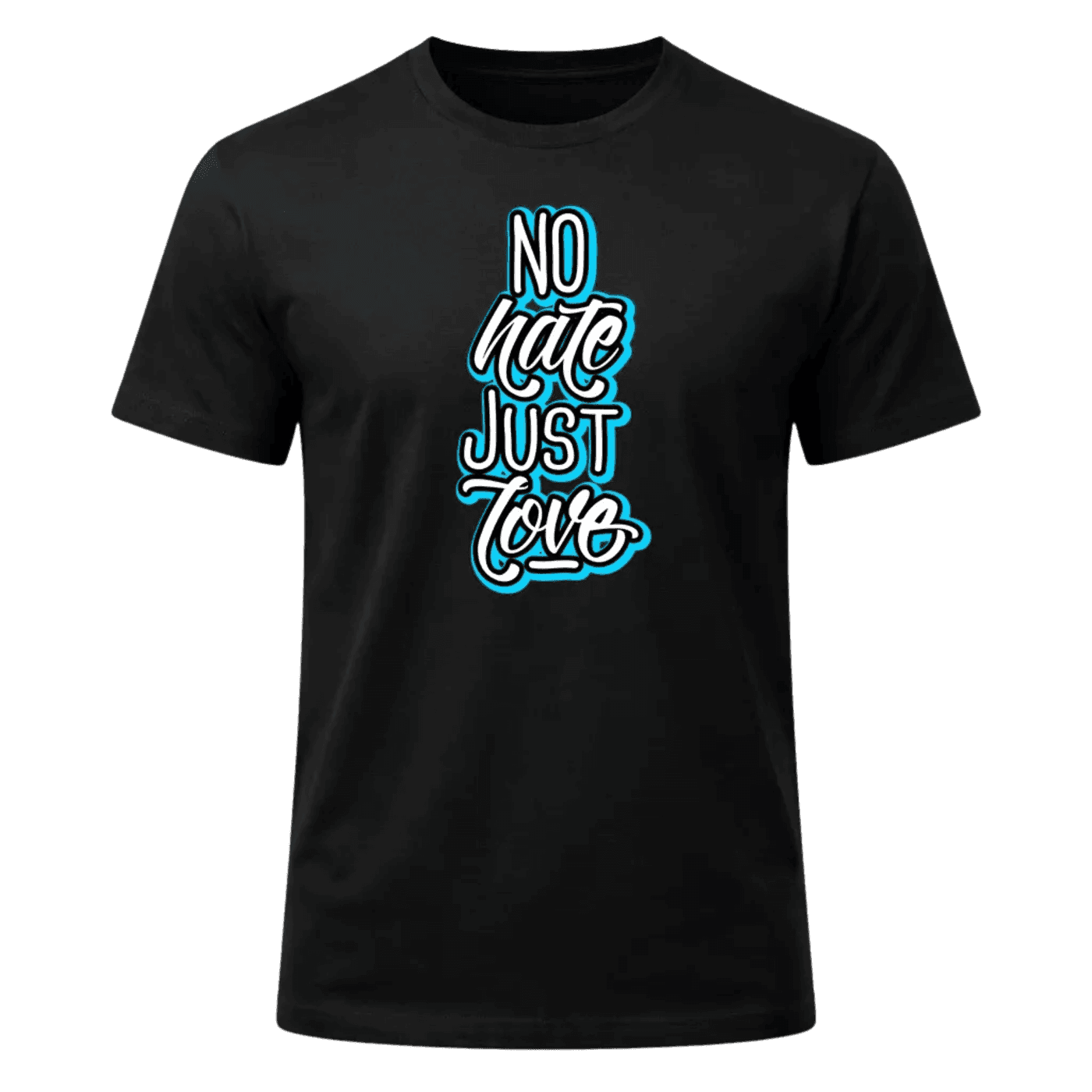 No Hate Just Love Graphic T-Shirt